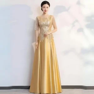 Robe Satin Dore