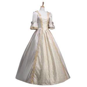 robe blanche satin duchesse 2
